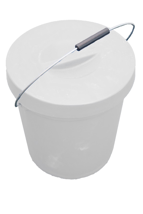 10HDBW_A HEAVY DUTY BUCKET - WHITE 25l - Image 1