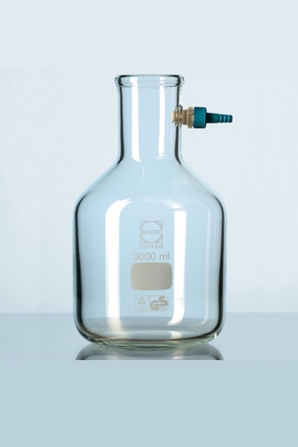 21-191-68_A BUCHNER FILTER FLASK - GLASS - DURAN 5000ml - Image 1