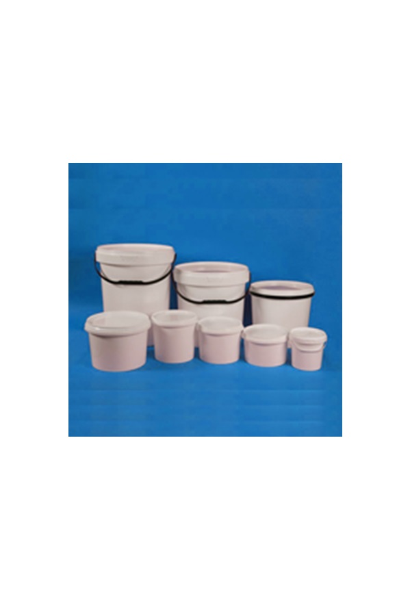 Alpha_buckets_A BUCKET ALPHA PLASTIC - White 20l - White lid - Image 1