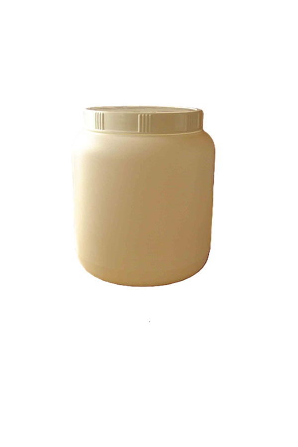 CE015_2KG_BOSTON_A JAR - WHITE PLASTIC - ROUND - 2kg - Image 1