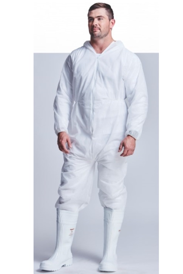 DISPO3_A DISPOSABLE OVERALL NON WOVEN (Small) - Image 1