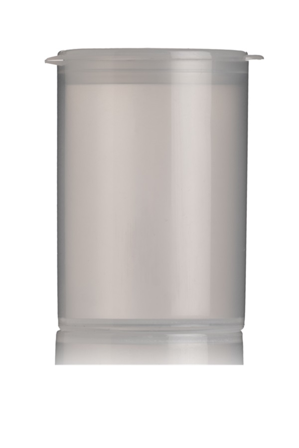 H050.491_A TABLET VIAL - PLASTIC - HINGED LID 50ml - Image 1