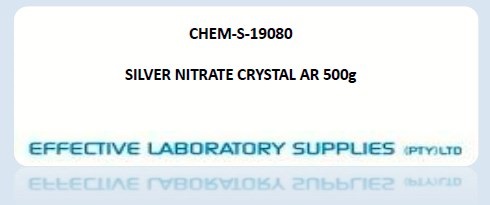 CHEM-S-19080 SILVER NITRATE CRYSTAL AR 500g - Image 1
