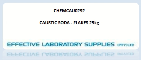 CHEMCAU0292 CAUSTIC SODA - FLAKES 25kg - Image 1