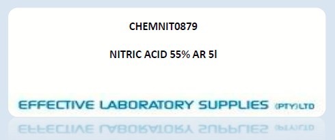 CHEMNIT0879 NITRIC ACID 55% AR 5l - Image 1