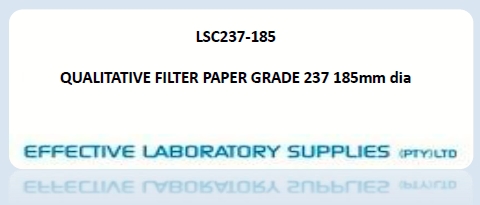 LSC237-185 QUALITATIVE FILTER PAPER GRADE 237 185mm dia - Image 1