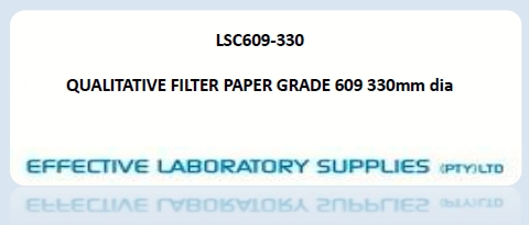 LSC609-330 QUALITATIVE FILTER PAPER GRADE 609 330mm dia - Image 1